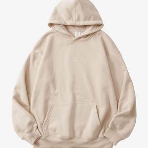 Sweat-shirt uni vierge polyvalent personnalisable 450 Gsm Poids lourd Surdimensionné Pull à épaules tombantes Sans cordon de serrage - Product Image 3