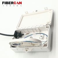 Boîtier d'extrémité de distribution de fibre d'intérieur et d'extérieur Mini ODF 4 Core