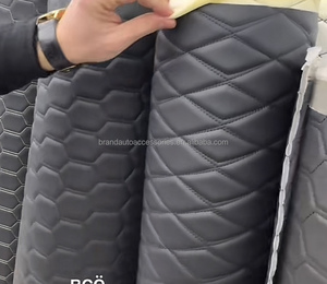 Éponge matelassée en cuir synthétique PVC à grain tissé pour fauteuil de massage de voiture - Product Image 3