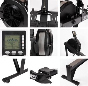 Máquina de Remo Comercial con Monitor, Simulador de Esquí Horizontal, Equipo de Cardio de Alta Calidad para Gimnasio Interior - Product Image 5