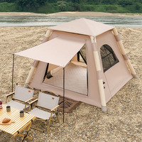 Ensemble de matériel de camping en plein air de luxe avec tente de plage gonflable Équipement de camping de qualité supérieure