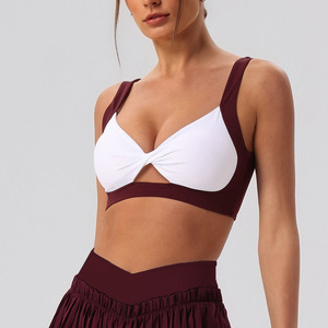 Soutien-gorge de sport personnalisé pour femme, dos nu, respirant, en tissu <span class=keywords><strong>doux</strong></span> effet seconde peau, pour gym, pilates, course et <span class=keywords><strong>yoga</strong></span> - Product Image 5