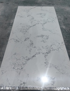 Panneau en <span class=keywords><strong>PVC</strong></span> marbré avec <span class=keywords><strong>profil</strong></span>és en aluminium H/T pour une installation murale sans joint, solution complète pour les travaux d'ingénierie à grande échelle - Product Image 2