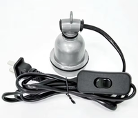 Lampe chauffante en aluminium de qualité supérieure pour l'élevage - Appareil de chauffage agricole longue durée et antirouille pour porcelets, poussins et petits animaux