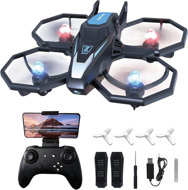 DWI 2.4G Mini RC Drone With 1080P Camera Wifi Video Drone Optical Flow Headless Mode APP Control and Photo Transfer for Beginner