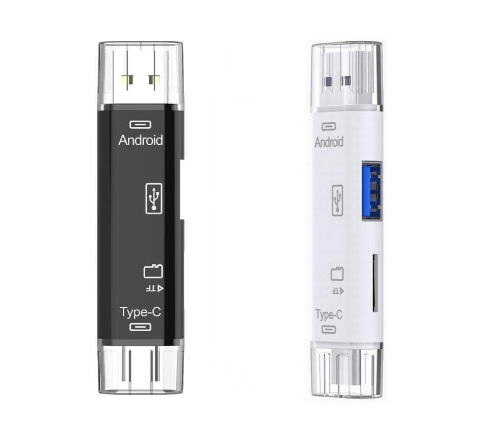 5 in 1 Multifunction Type C Micro USB to USB OTG Adapter 5 in 1 Multifunction Type C Micro USB to USB OTG Adapter