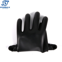 Gant de protection d'électricien isolé de taille de couleur OEM 500V MAX AC diélectrique gants électriques basse tension