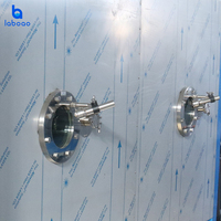 LABOAO Automatische PLC 200kg per batch voedselvriesdroger industriële vacuümfrydroger