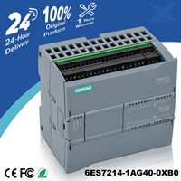 Siemens 6ES7214-1AG40-0XB0 Baru Asli SIMATIC S7-1200 CPU 1214C DC/DC/DC Modul Pengontrol PLC Pengontrol Pemrograman PLC