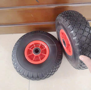 Rueda Sólida de Espuma de PU OEM de 10 Pulgadas 260x85mm, Neumático Antipinchazos 3.00-4 con Rodamiento <span class=keywords><strong>para</strong></span> Piezas de Equipos de Manipulación de Materiales - Product Image 6