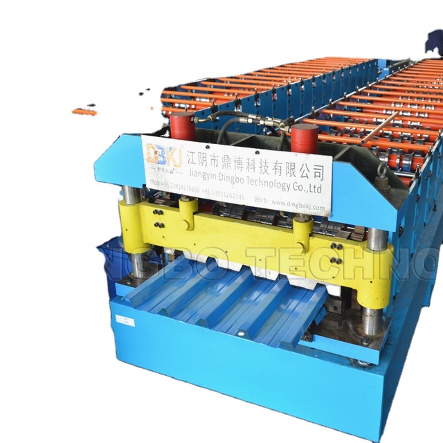 Color Steel Trapezoidal IBR Roof Sheet Roll Forming Machine Roof Panel Making Machine Supply in China