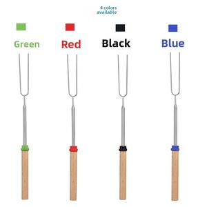 Los Brochetas <span class=keywords><strong>de</strong></span> Madera Retráctiles Más Vendidos para Barbacoa al Aire Libre, para Alitas <span class=keywords><strong>de</strong></span> Pollo, Jamón y Palitos <span class=keywords><strong>de</strong></span> Malvavisco - Product Image 5