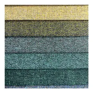 Jv101chine Textile 100 Poly lin tissu Poly lin lin canapé tapisserie lin tissu importé