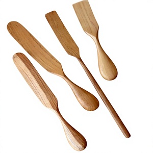 Couteau à fromage en bois avec manche en bois, moderne, écologique, finition miroir, épandeur de beurre pour table de mariage AZ ENTERPRISES - Product Image 3