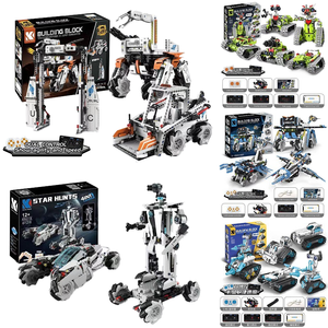 2024 New Arrival 5-in-1 Plastic Robot Building Kit with App Control &amp; <strong>Programming</strong> for Kids-Educational STEM Gift - Product Image 1