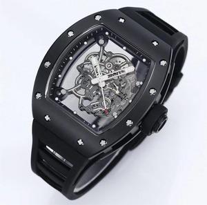 RM 2024 Unisex Luxus uhr Super Qualität 5A BBR Fabrik V3 RMUL2 Integrierte <span class=keywords><strong>ETA</strong></span> RM055 Schwarzes Keramik gehäuse Edelstahl - Product Image 1