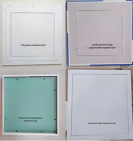 Panneau d'accès caché, panneau d'accès à double bord en aluminium, couvercle décoratif de climatisation centrale