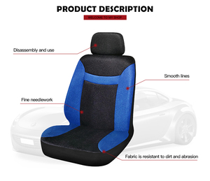Tela de malla de PVC de la PU de cuero puro de la cubierta de asiento de coche caliente de la venta de productos Airbag Compa - Product Image 6