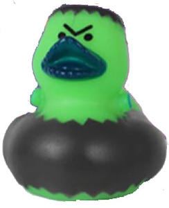 Canard de bain en plastique assorti pour Halloween, idéal pour les jeux de bain et la promotion, vente en gros - Product Image 3