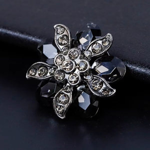 Bán Buôn Pha Lê Nút Bling Bling Hoa Thạch Nút Cho Áo Sang Trọng Thời Trang Đá Chân Nút Biểu Tượng Tùy Chỉnh - Product Image 4