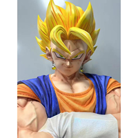 Buste en résine GK Goku Black Hair Silver Hair, modèle fait main