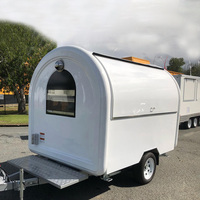 Remorque de nourriture pour congélateur bar à jus kiosque bar Inde Food Truck Cart Ice Cream Trailer à vendre