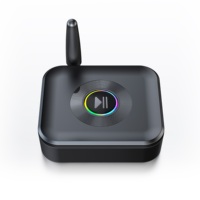 Penerima Nirkabel GR01 Adaptor Audio Bluetooth Mobil Amplifier Sistem Suara Jangkauan Jauh 50m Hubungkan 2 Perangkat