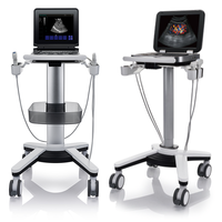Système d'échocardiographie cardiaque vétérinaire portable couleur Doppler de type ordinateur portable pour hôpital vétérinaire