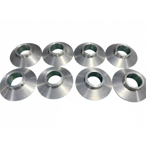 Pièces usinées CNC de haute précision personnalisées |   Composants d'usinage CNC OEM, siège de roulement en aluminium / rondelle de retenue (type à bride) - Product Image 6