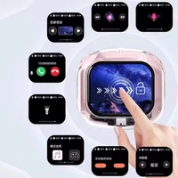 Écouteurs sans fil transparents Airmax, écran LCD couleur tactile intelligent, écouteurs TWS, réduction de bruit HIFI, écouteurs stéréo