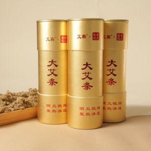 4.8x15cm grande <span class=keywords><strong>Moxa</strong></span> <span class=keywords><strong>Stick</strong></span> com tubo extintor-extra longo tempo de queima, baixo fumo Design, para casa e Moxabustão profissional - Product Image 1