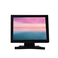 Écran tactile capacitif de 15 pouces, écran LCD de bureau pour système POS, écran secondaire de caisse
