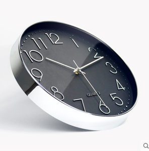 12 Inch Hot Quartz Sweep Decorative Battery Operated Rose Gold <strong>Wall</strong> Watch <strong>ClocK</strong> for Home Living Room <strong>Bathroom</strong> School - Product Image 5