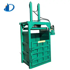 Chinese factory sells vertical used clothes plastic bottle baler