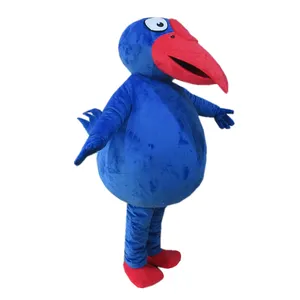 Red long mouth blue brid mascot costume/mascot/mascot custom