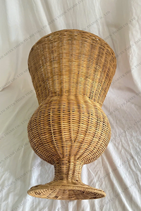 แจกันหวายหวายเรียบง่ายแจกันดอกไม้ที่พิถีพิถันตกแต่งด้วยหวายจากโรงงานเวียดนาม - Product Image 2