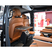 Kit Interior Kulit Oranye Mewah Gaya Maybach, Set Lengkap Bagian Dekoratif Interior untuk Mercedes Vito W447 Business Tourer Van