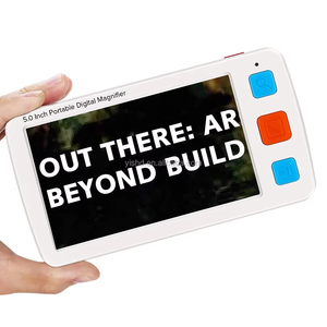 4x-32x lần <span class=keywords><strong>Zoom</strong></span> 5 inch xách tay màn hình kỹ thuật số kính lúp có thể gập lại xử lý đọc sách điện tử Viện trợ cho tầm nhìn thấp và mù lòa - Product Image 1