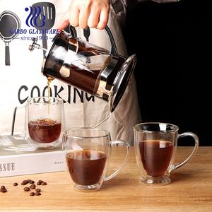 Tazas de café y té, resistentes al calor, sin BPA, vidrio de doble pared, tazas al por mayor, vasos de vidrio para <span class=keywords><strong>India</strong></span>, Polonia, mercado europeo - Product Image 2