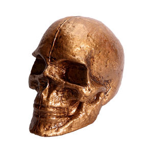 زينة جمجمة من لب الورق مخصصة لعيد الهالوين، قابلة للتخصيص لتزيين المنزل والمكتب - Product Image 4