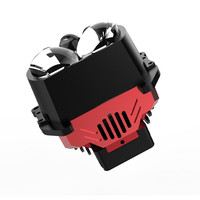 Projecteur Bi-LED V1 d'usine à 5 lentilles, 13000LM, étanche IP68, avec ventilateur de refroidissement, Canbus, dissipation thermique, driver externe, pour feux de brouillard