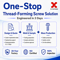 Custom OEM Stainless Steel Thread Forming Screw Pan Head Phillips Drive Plastic Assembly M2 M3 M4 Factory Price Top