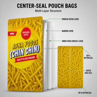 Sachets refermables en aluminium imprimés sur mesure de qualité alimentaire pour l'emballage de chips de plantain et de chips de pommes de terre