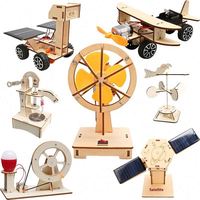 Kit d'expériences scientifiques en bois STEM, modèle de physique à construire soi-même pour l'éducation scientifique des enfants, vente en gros