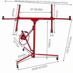 Alat Pengangkat Panel <span class=keywords><strong>Drywall</strong></span> 70kg, Pengangkat Plafon Gypsum, Pengangkat Papan Dinding, Pengangkat Panel <span class=keywords><strong>Drywall</strong></span> - Product Image 5