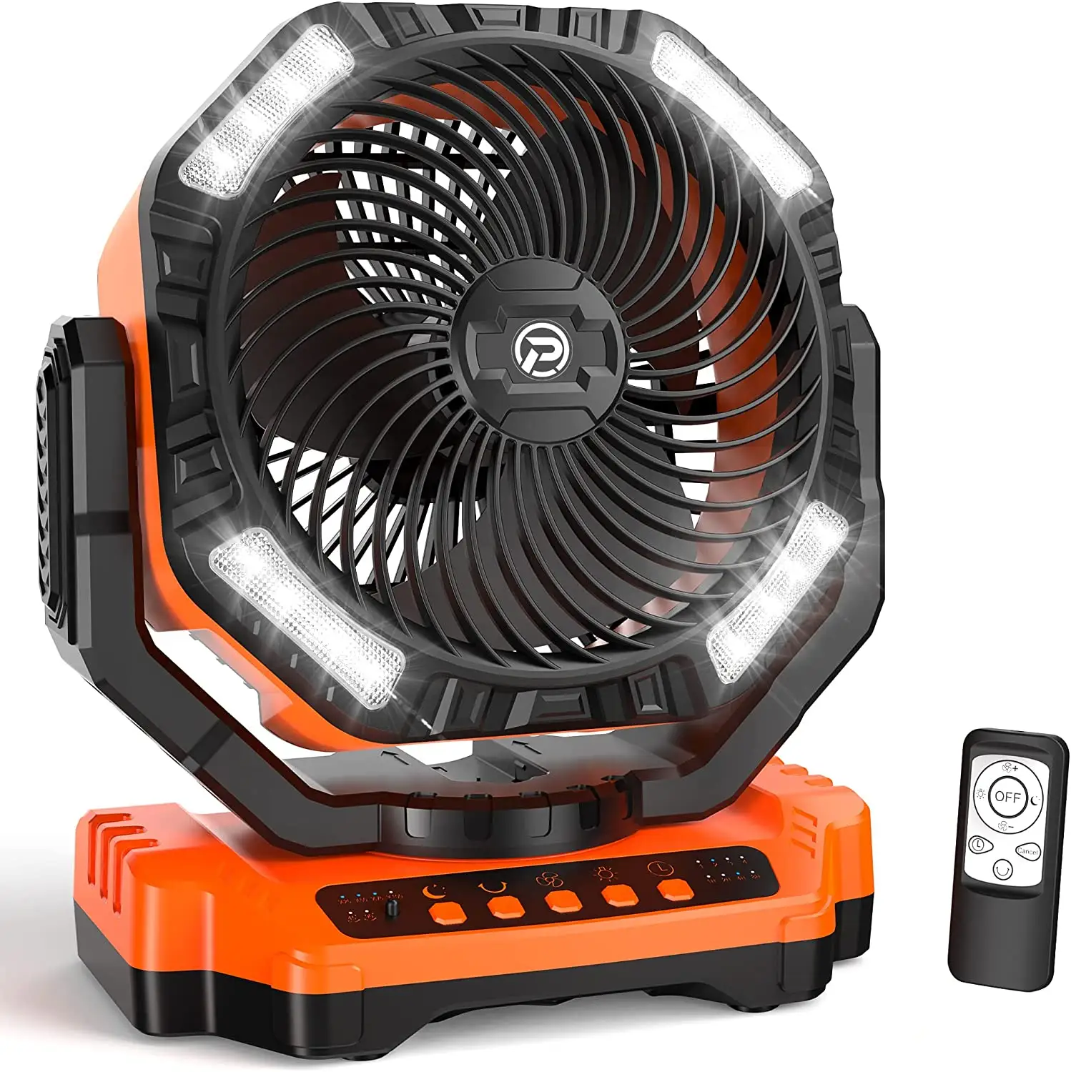 PANERGY – Mini ventilateur Portable Usb Rechargeable, lampe de Camping, 4 vitesses de Ventilation, 40000mAh