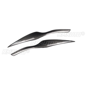 ฝาครอบตกแต่งไฟหน้ารถยนต์คาร์บอนไฟเบอร์แท้ 1 คู่ สำหรับ BMW E90 E91 ปี 2005-2011 อุปกรณ์ตกแต่งรถยนต์ - Product Image 4