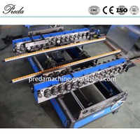 MACHINE de fabrication de tuyaux d'air rectangulaires, pour fabriquer des brides DUPLEX tdd