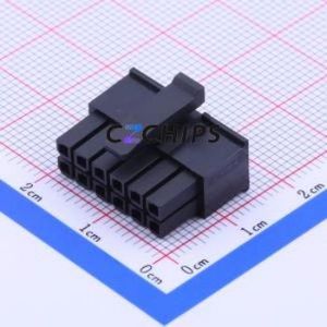 1-794617-2 Housing (Wire-to-Board / Wire-to-Wire) P=3mm Connector ( Jack Structure: 2x6P )( Pitch: 3mm )( Row Spacing: 3mm ) - Product Image 1