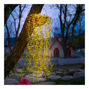 Năng lượng mặt trời dẫn màu đèn rèm lá liễu phòng khách treo đèn nền nhà sân Adapter Đèn trang trí - Product Image 1